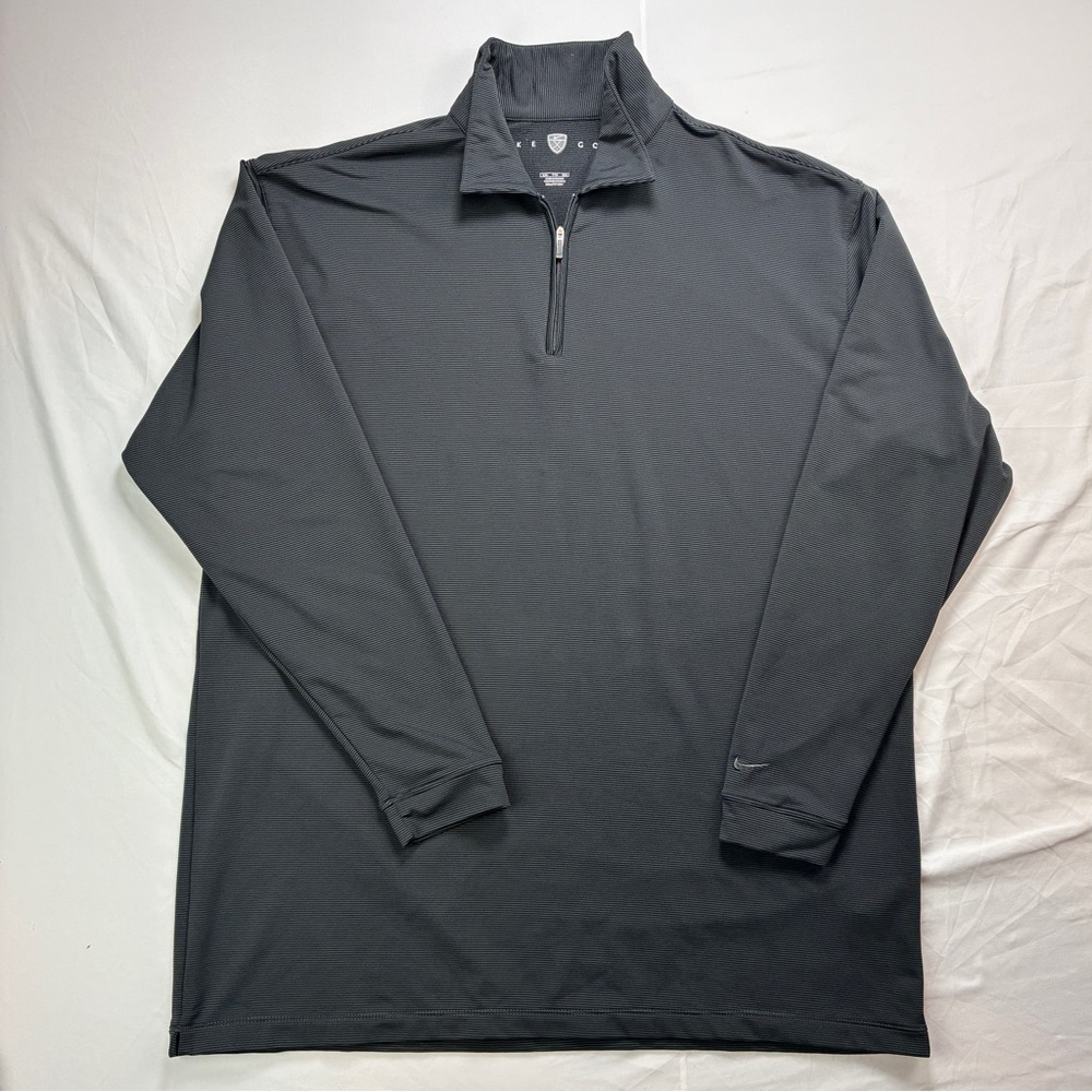 Nike Golf Fit Dry Black Quarter-Zip Sweatshirt